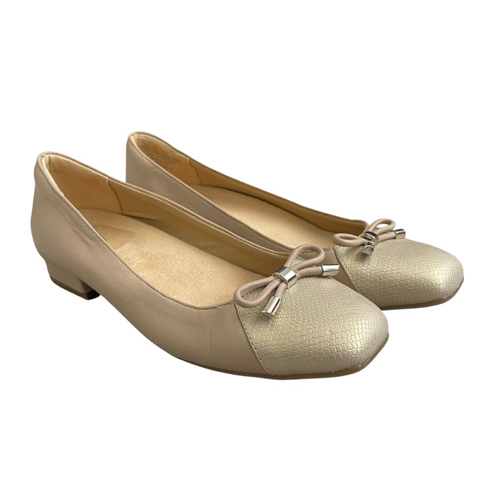 Naturalizer Gertie Classic Slip On Shoes Women’s Size 8.5 Snakeskin Embossed Cap